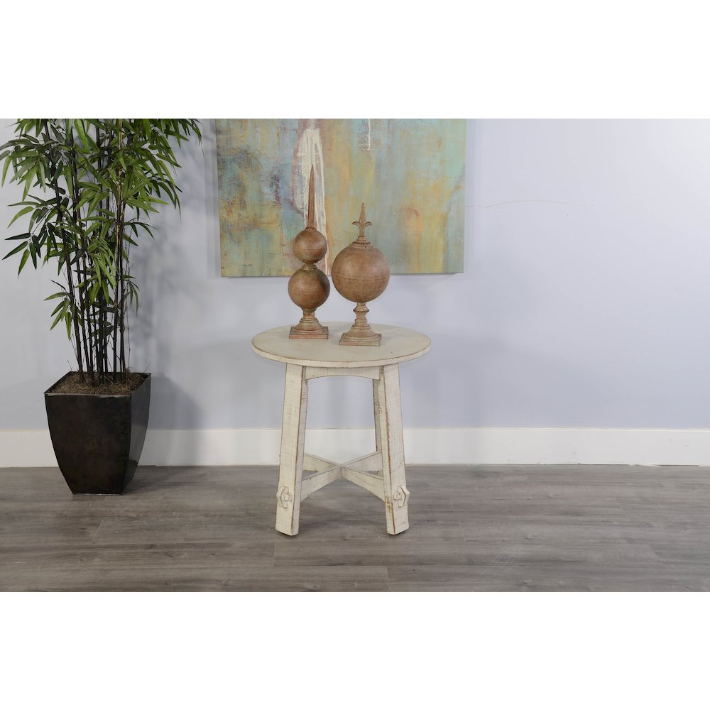 White Sand End Table. Picture 2