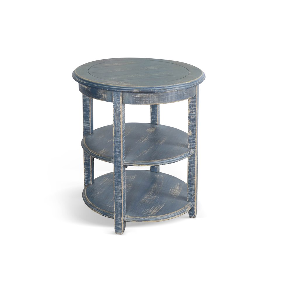 Ocean Blue Side Table. Picture 1