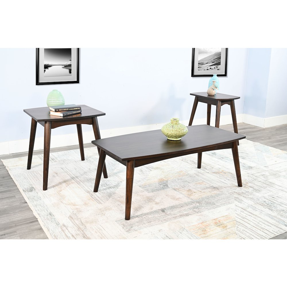 Chair Side Table, Coffee Bean. Picture 3