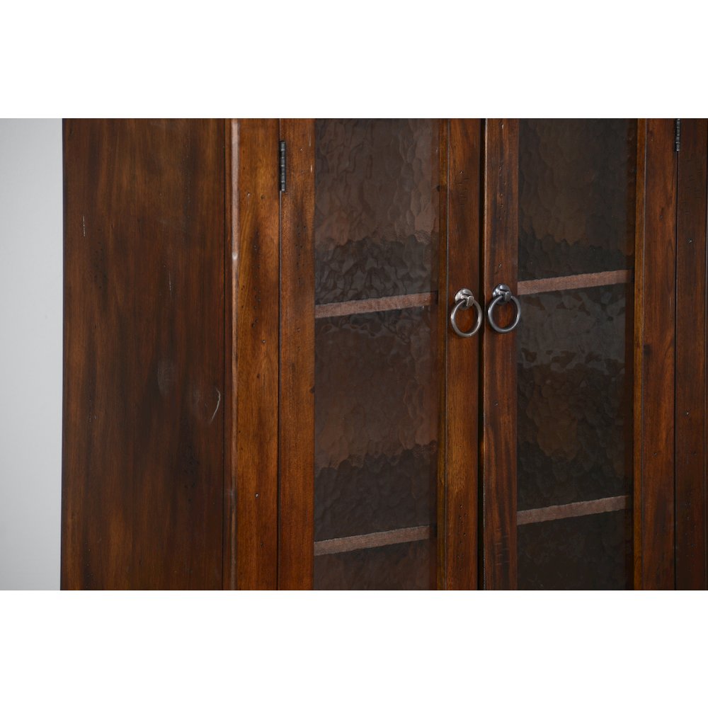 Santa Fe 42" Traditional Wood Bookcase in Dark Chocolate. Picture 5