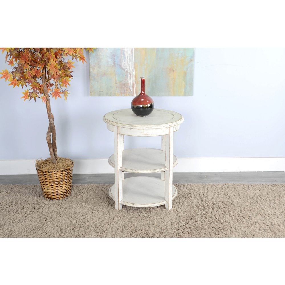 White Sand Side Table. Picture 2