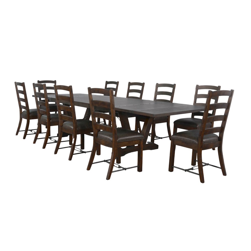 Yellowstone Folding Leaf Extension Dining Set. Picture 1