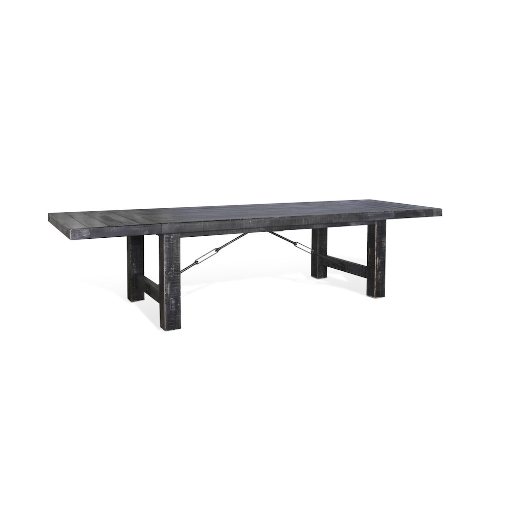 Extension Wood Dining Table. Picture 1