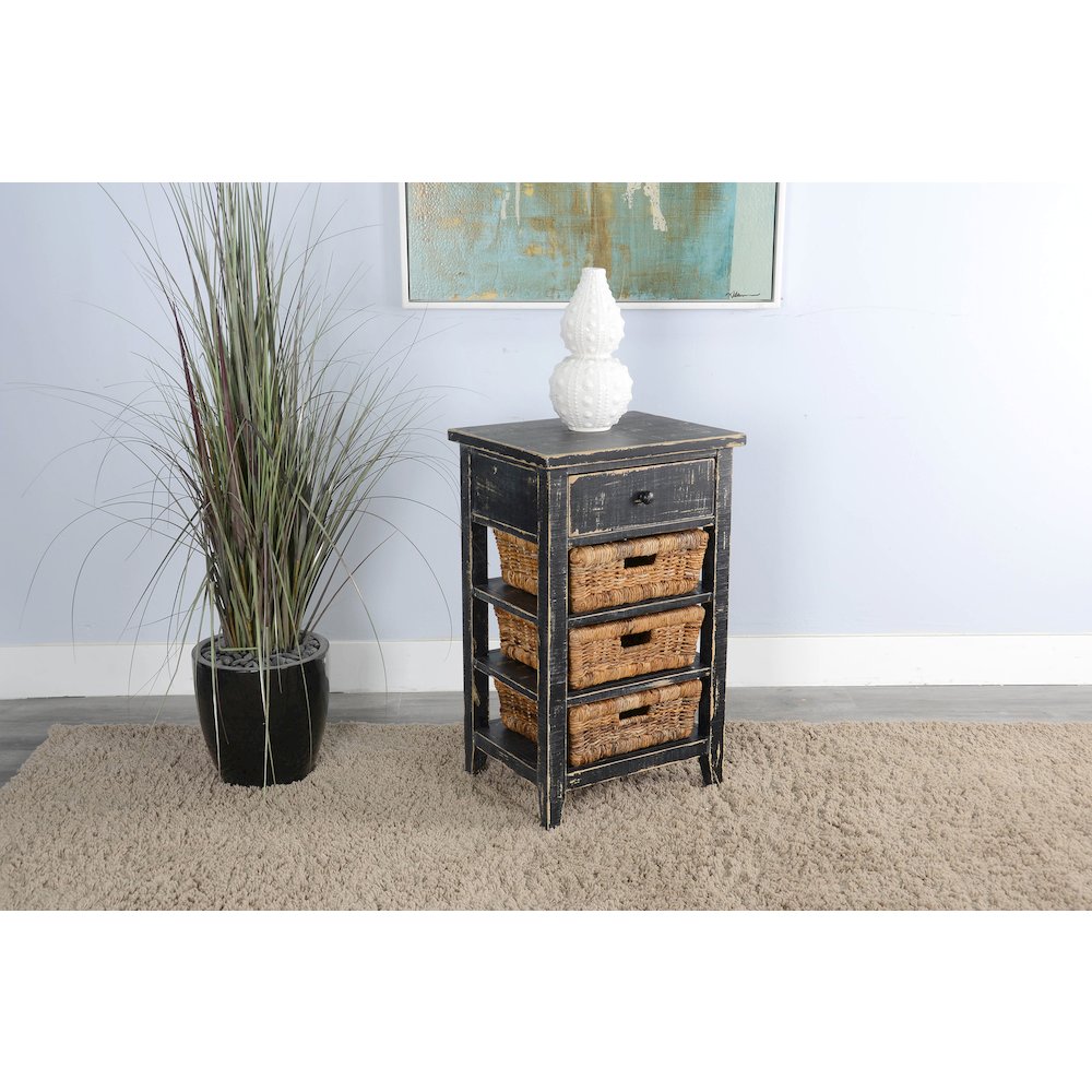Black Sand Storage Table. Picture 2