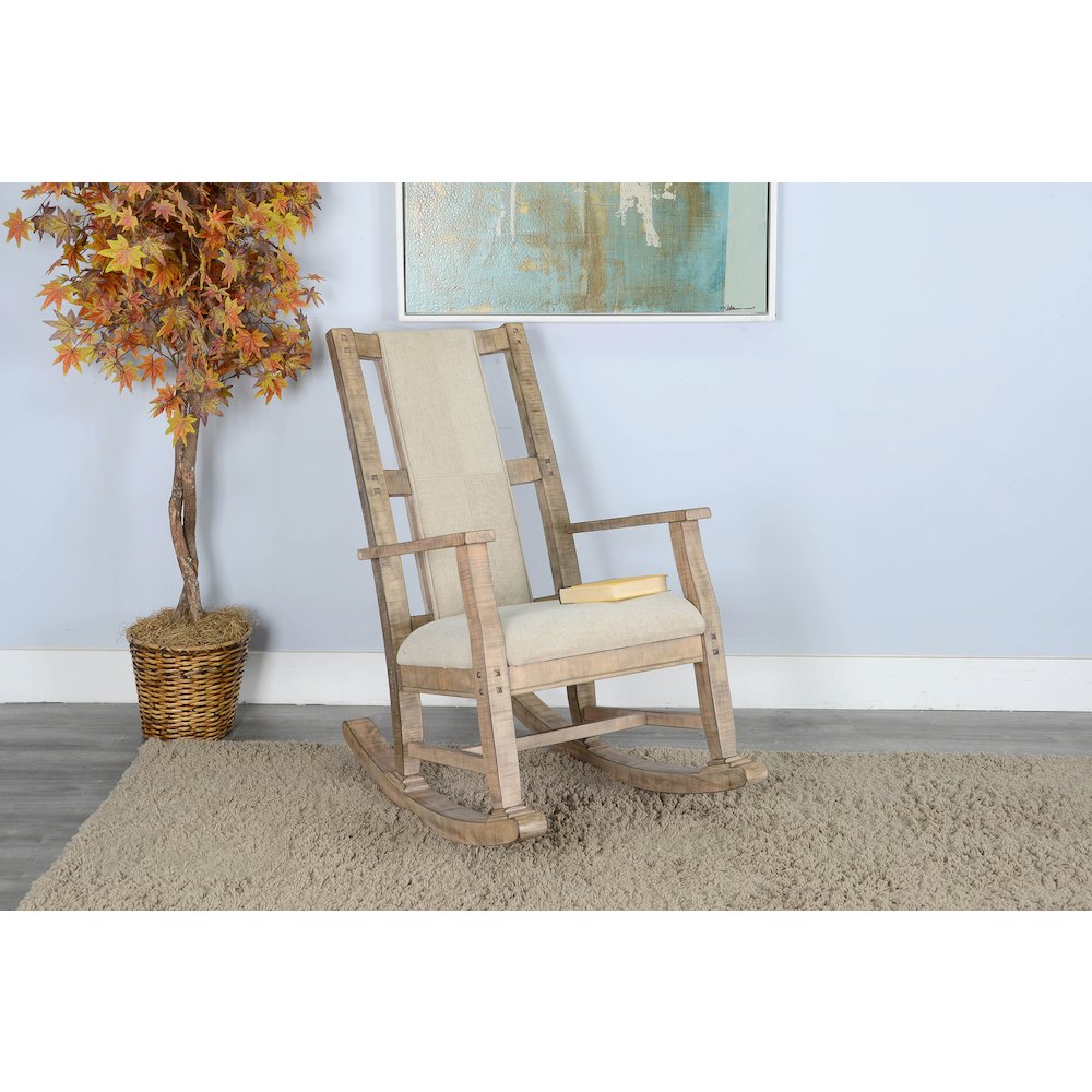 Cushioned Rocking Chair. Picture 2