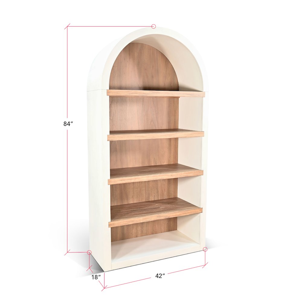 Logan Arched Bookcase. Picture 5