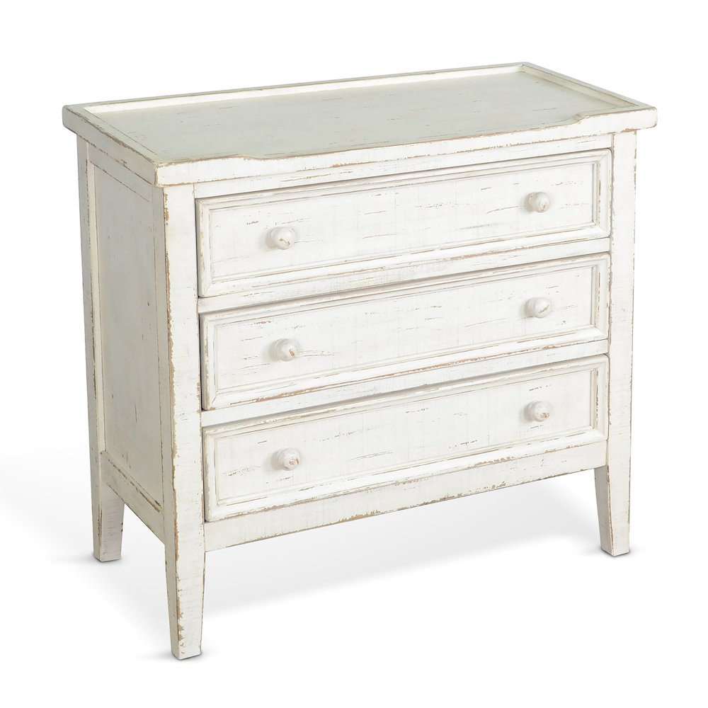 White Sand Side Chest. Picture 1