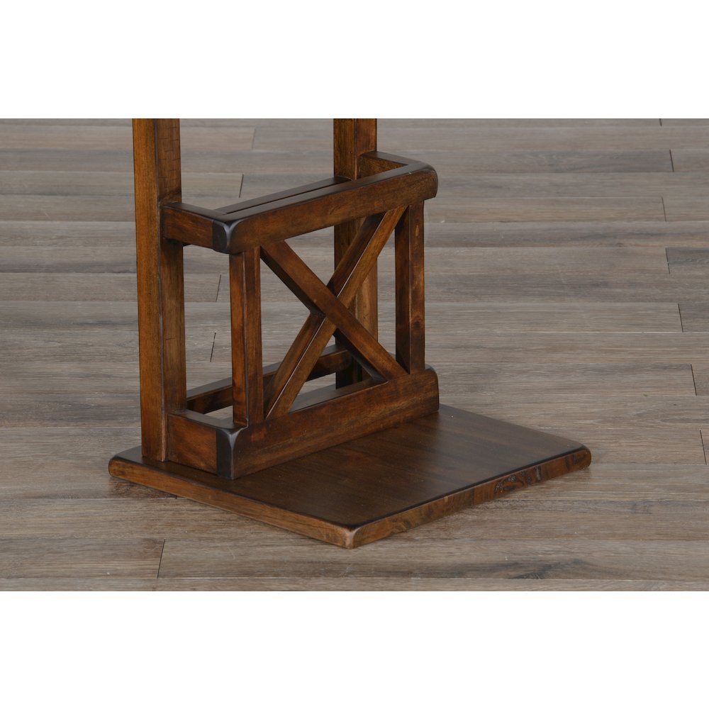 Savannah 12.5" Traditional Wood Table. Picture 3