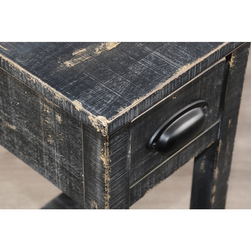 Black Sand Chair Side Table. Picture 6
