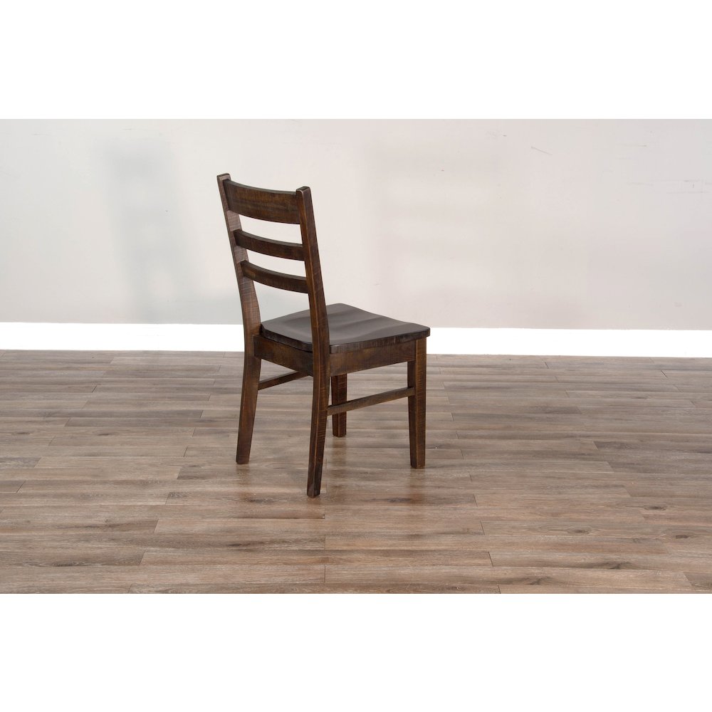 Ladderback Chair, Wood Seat (Set of 2). Picture 3