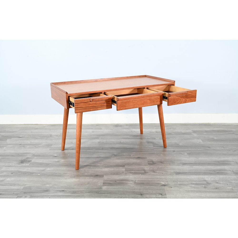 48" Mid-Century Desk, Cinnamon. Picture 5