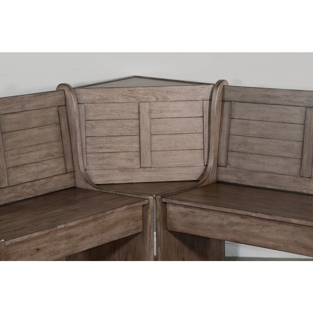 Wood Breakfast Nook Dining Set. Picture 4