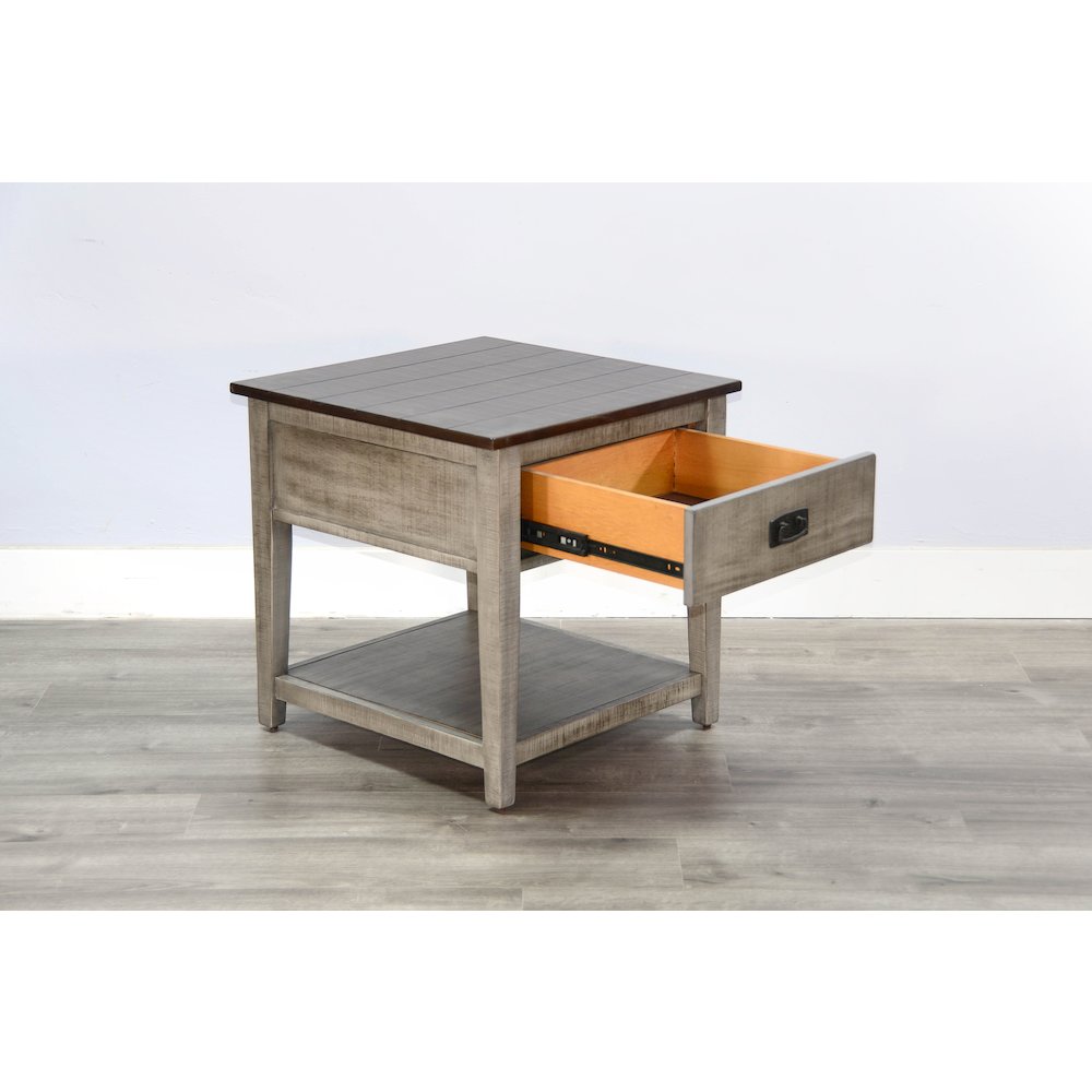 End Table, Tobacco Leaf/Alpine Grey. Picture 3
