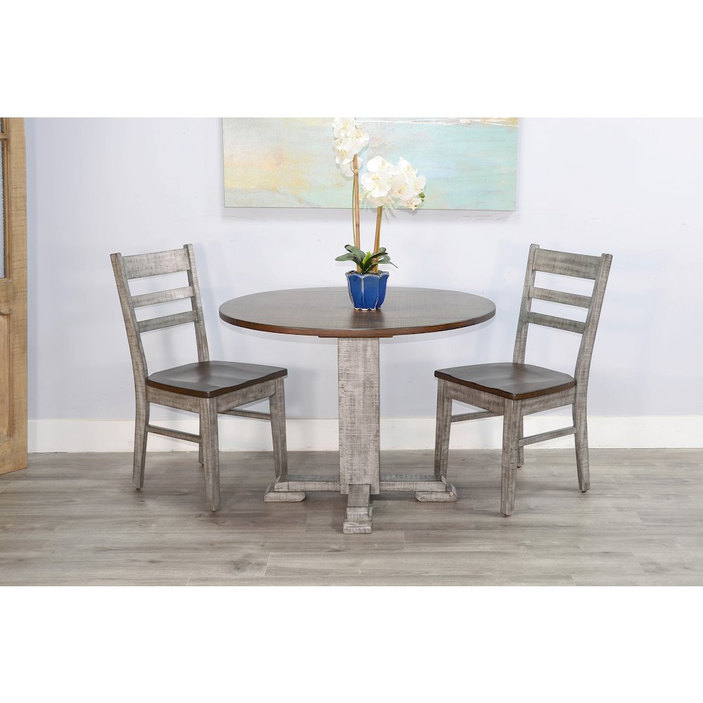 Drop Leaf Round Dining Set. Picture 6