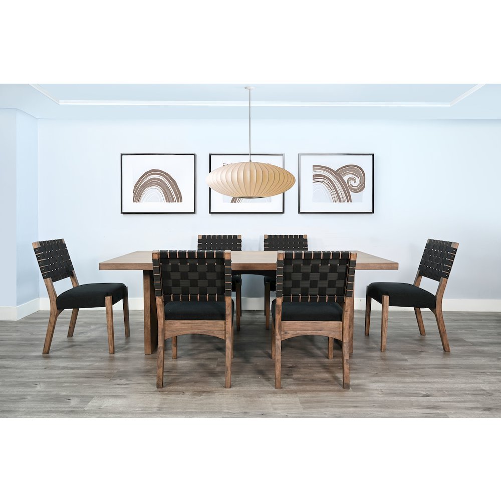 Modern Rectangular Arch Dining Set. Picture 2