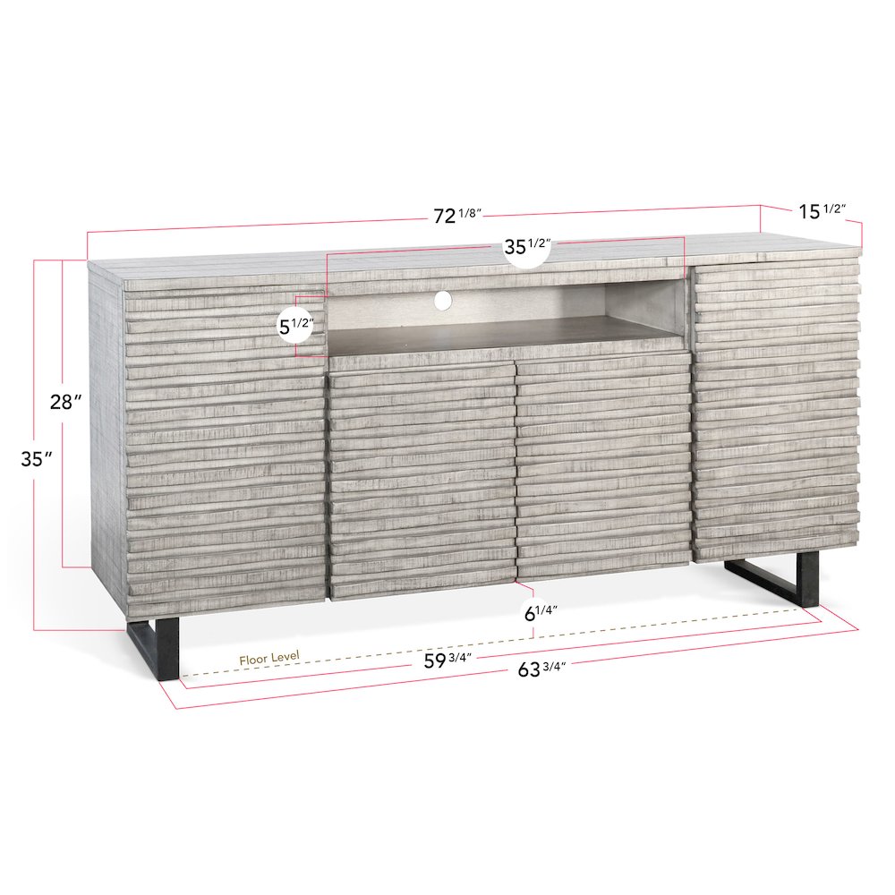 72" Media Console / Server. Picture 2