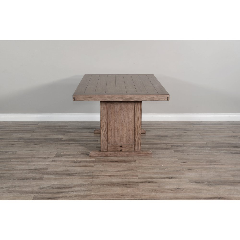Rectangular Wood Dining Table. Picture 3