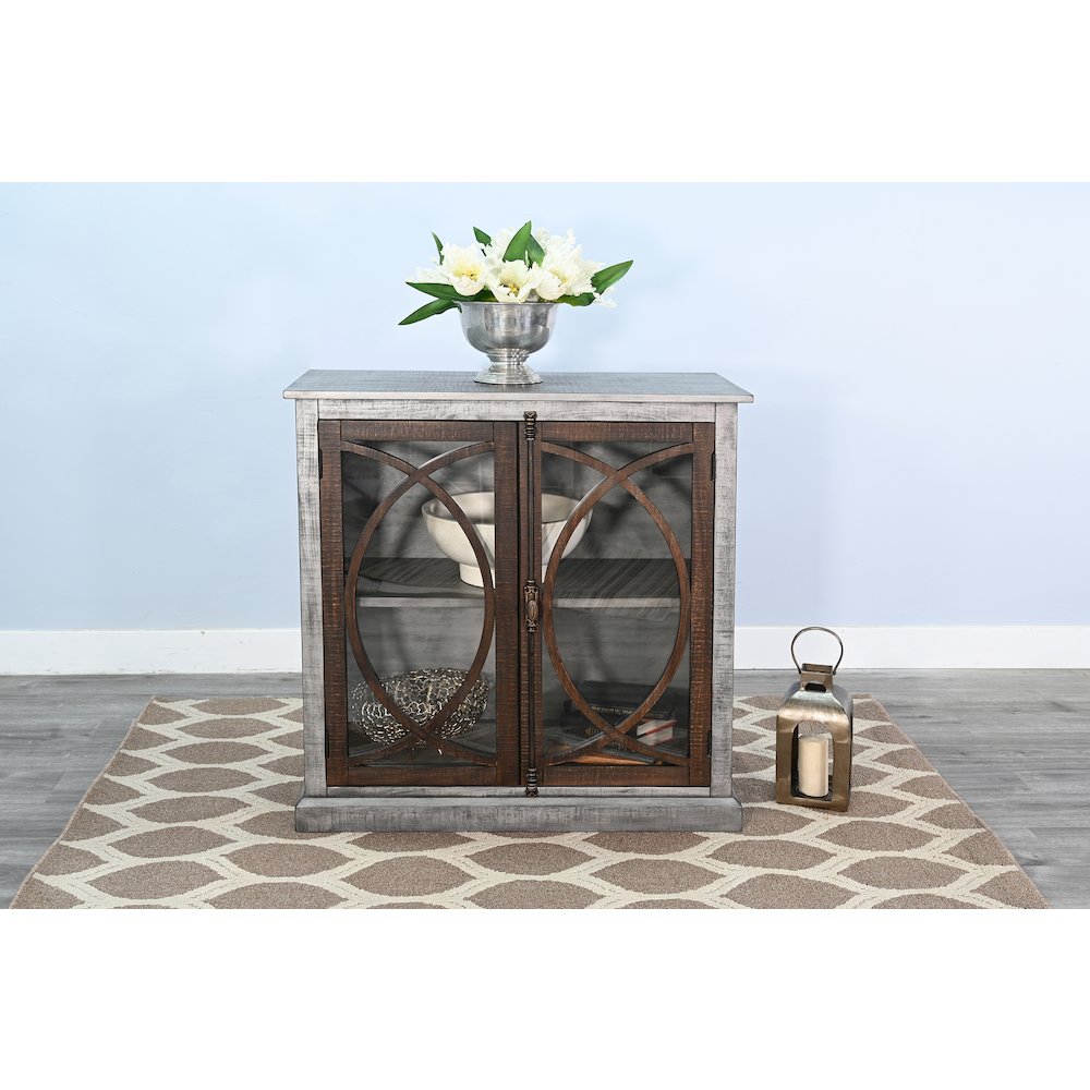 41" Accent Cabinet, Tobacco Leaf/Alpine Grey. Picture 2