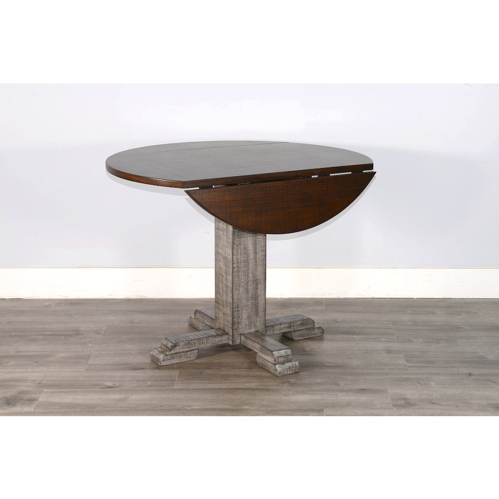 Drop Leaf Round Dining Set. Picture 3