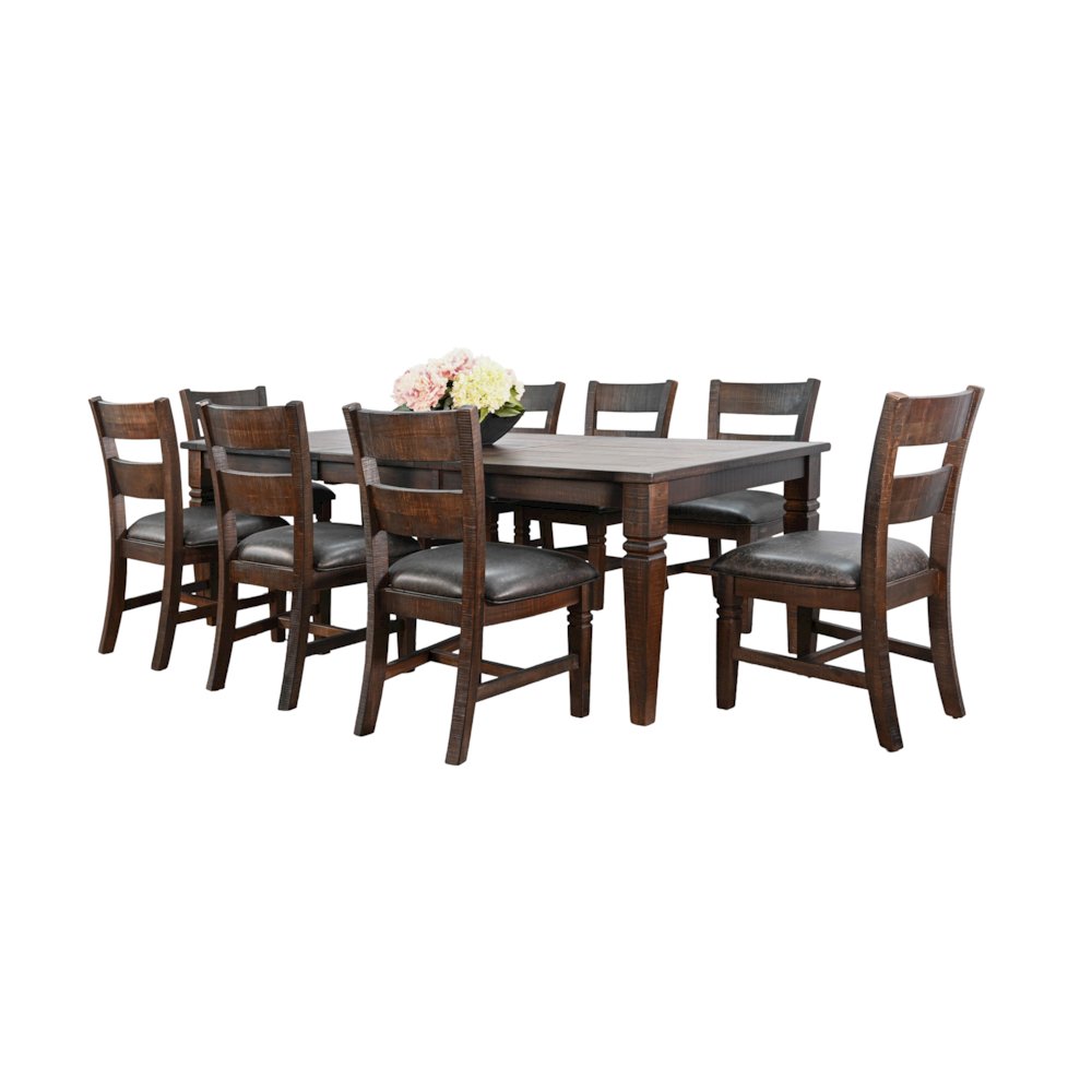 Extension Dining Set with Butterfly Leaf. Picture 1