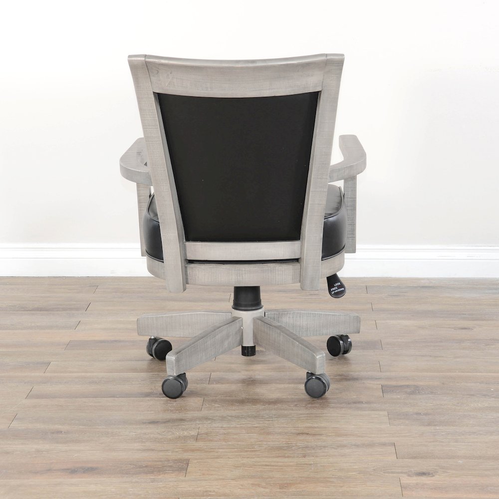Game Chair with Casters, Cushion Seat & Back. Picture 4