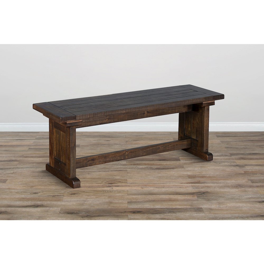 Wood Side Bench. Picture 2