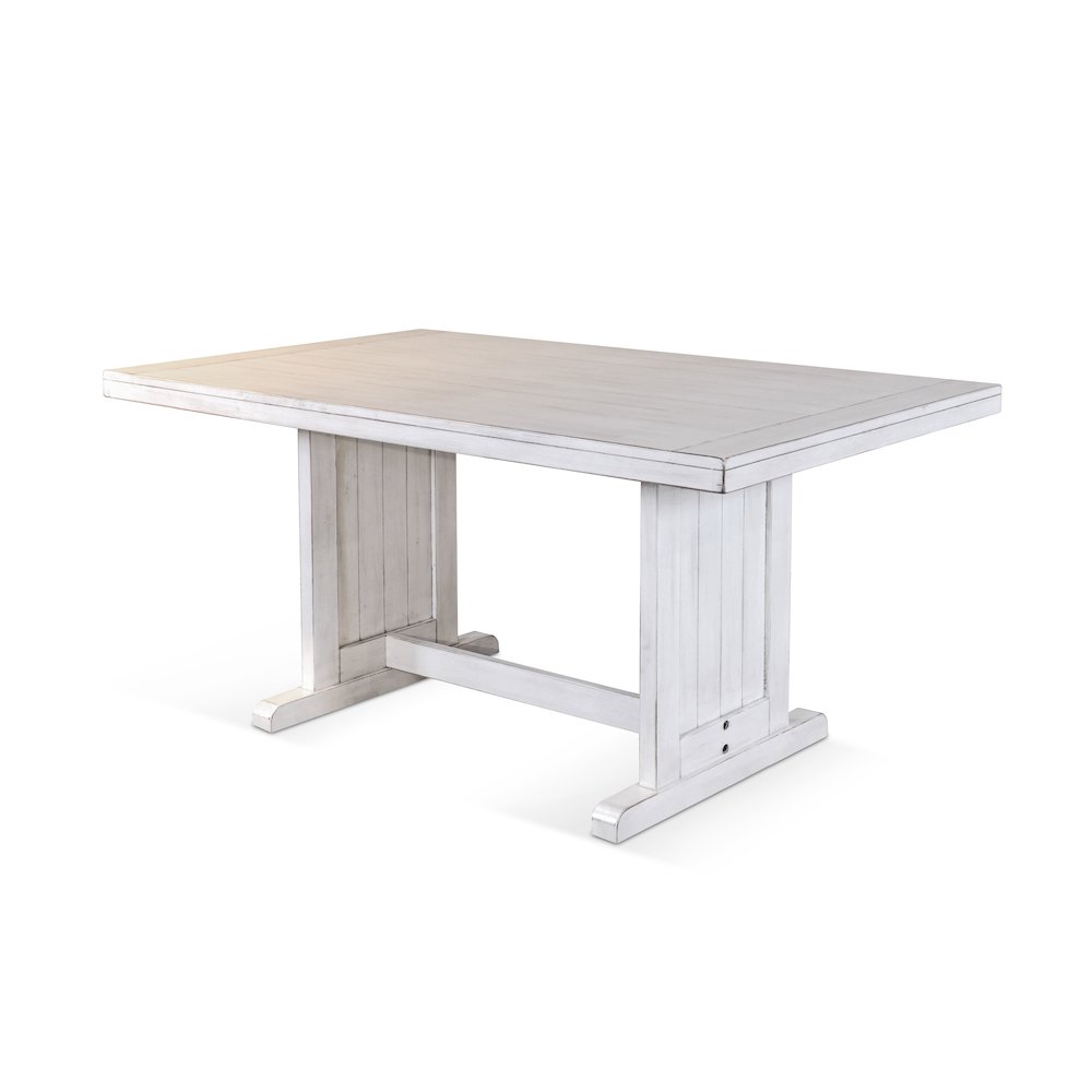Rectangular Wood Dining Table. Picture 1