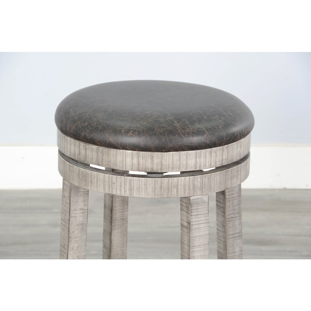 Counter Swivel Stool, Cushion Seat (Set of 2). Picture 4