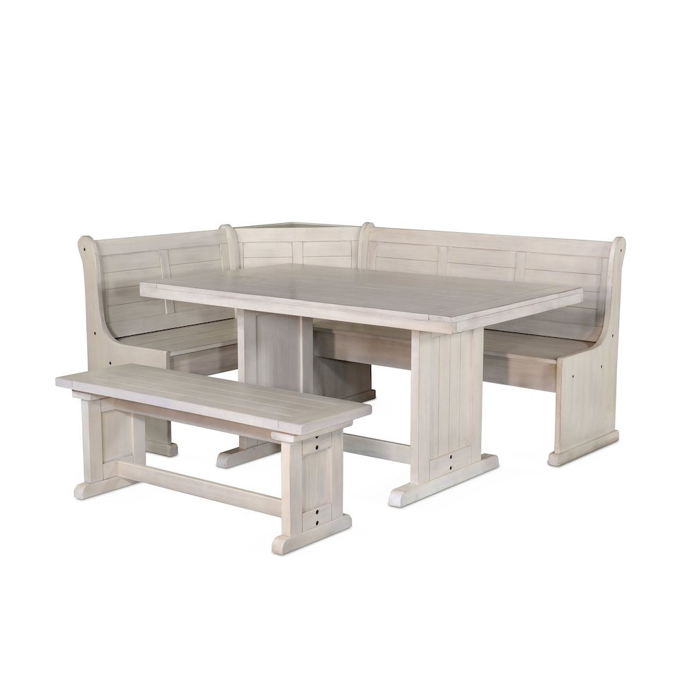Wood Breakfast Nook Dining Set. Picture 1