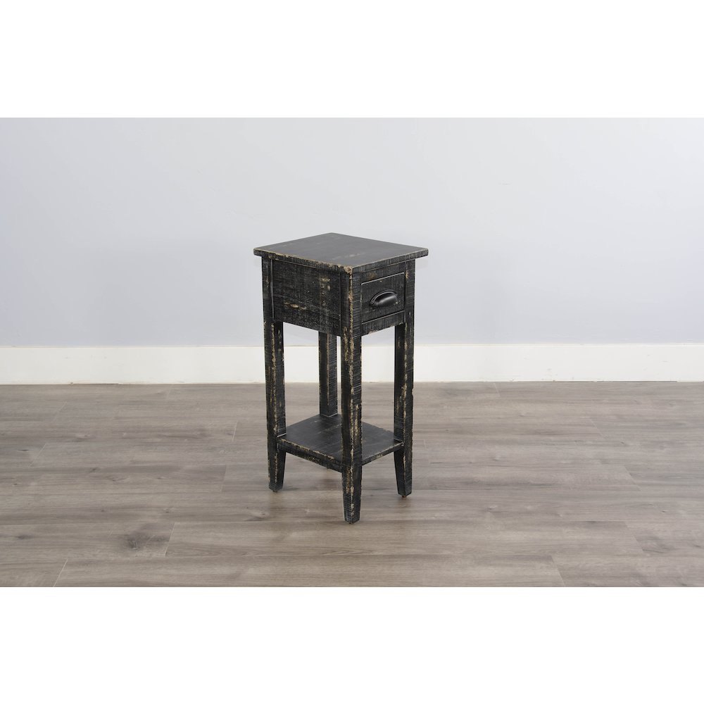Black Sand Chair Side Table. Picture 3