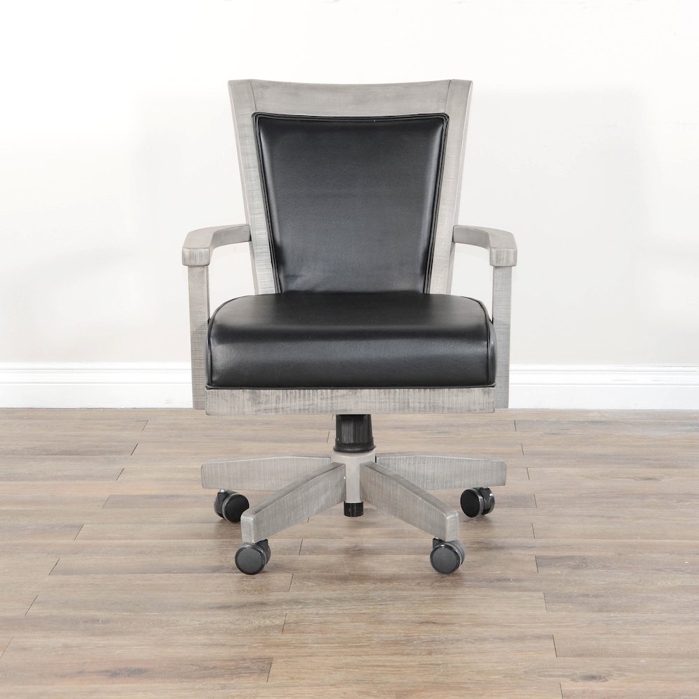 Game Chair with Casters, Cushion Seat & Back. Picture 2