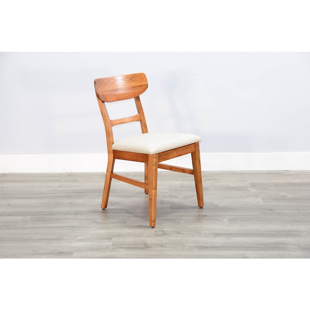 Mid-Century Modern Dining Chair (Set of 2), Cinnamon. Picture 2