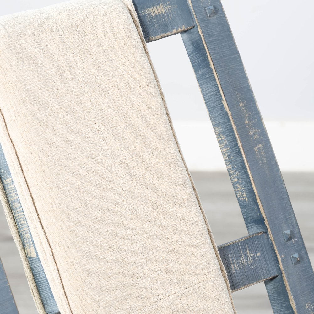 Ocean Blue Rocker, Cushion Seat & Back. Picture 2