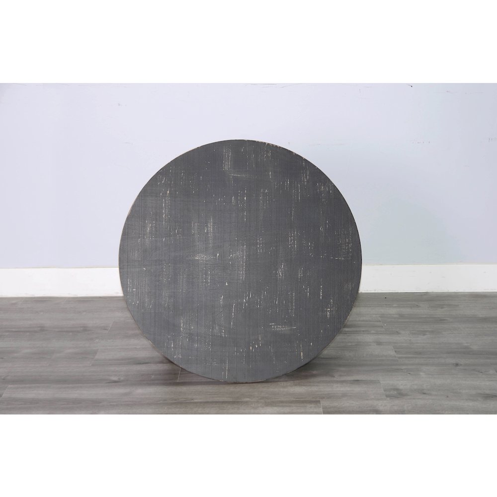 Marina Farmhouse Mahogany Wood Coffee Table in Black Sand. Picture 3