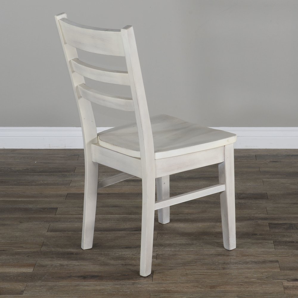 Ladderback Chair, Wood Seat (Set of 2). Picture 3