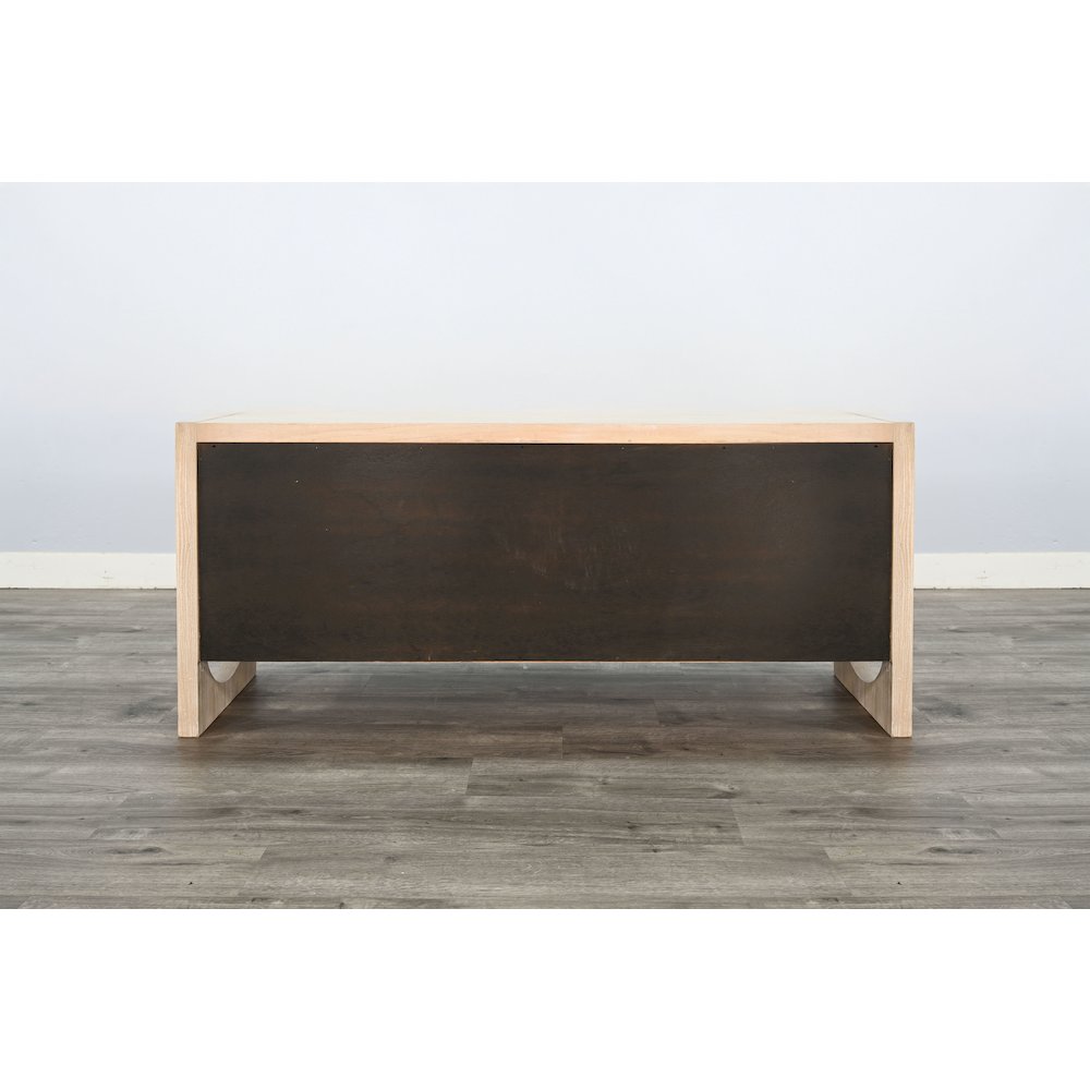 Liz Arched Leg Oak Buffet. Picture 5
