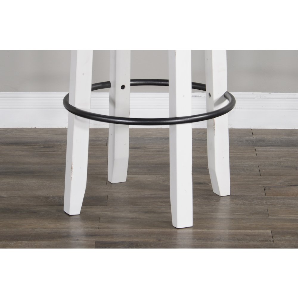 Bar Swivel Stool, Cushion Seat (Set of 2). Picture 3