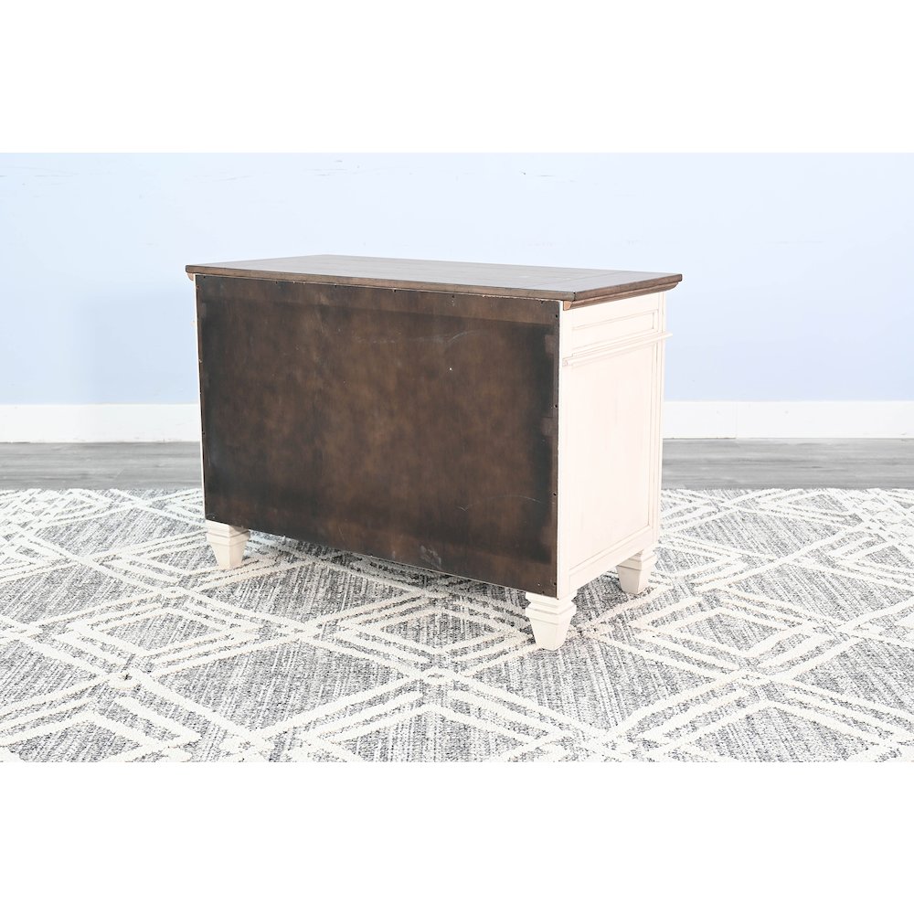 Lateral File Cabinet, Buckskin/Marble White. Picture 5