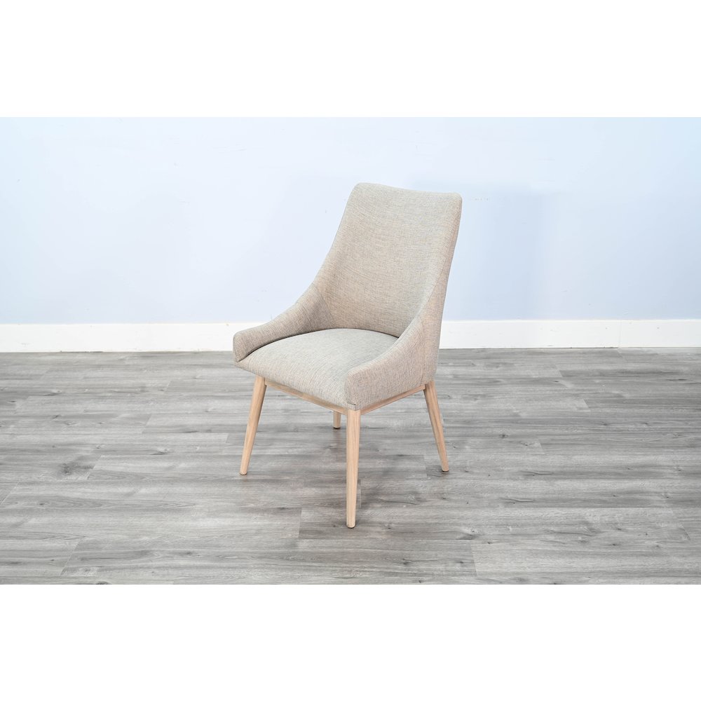 Olivia Highback Cushioned Grey Dining Chair (Set of 2). Picture 5