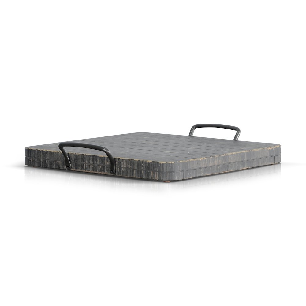 Black Sand Ottoman Tray. Picture 1