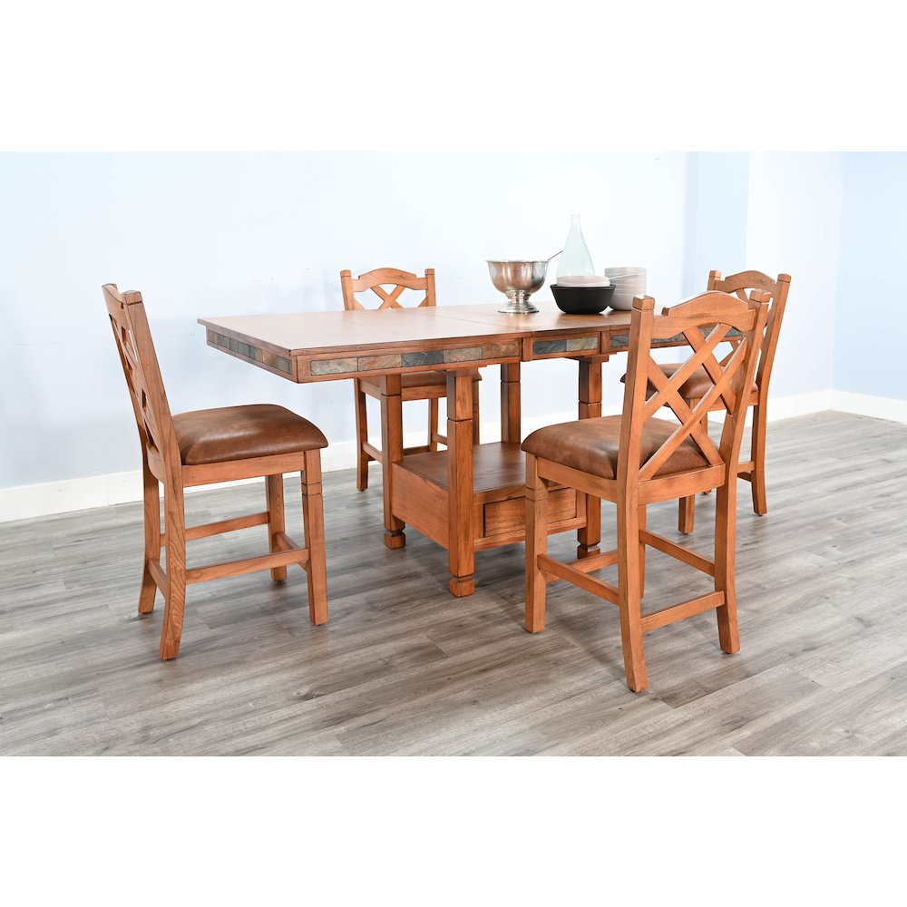 Sedona 42" Traditional Wood Dining Table. Picture 3