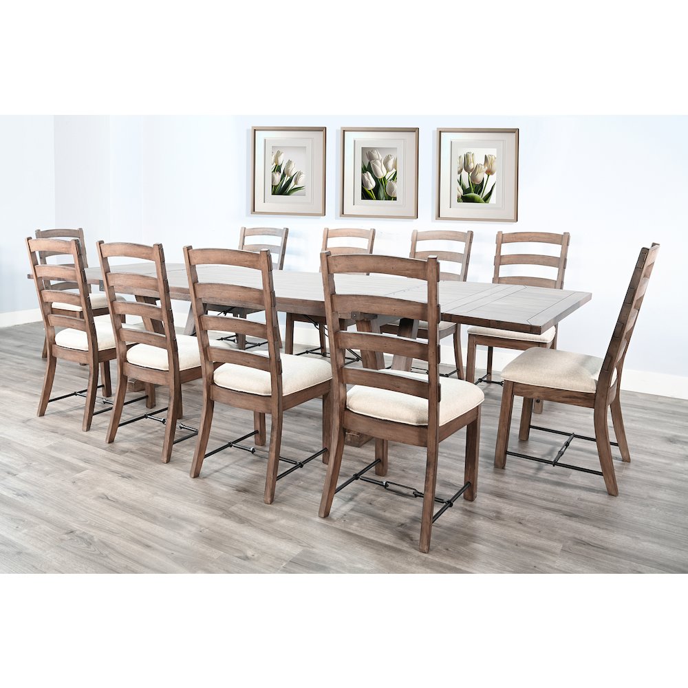 Yellowstone Folding Leaf Extension Dining Set. Picture 2
