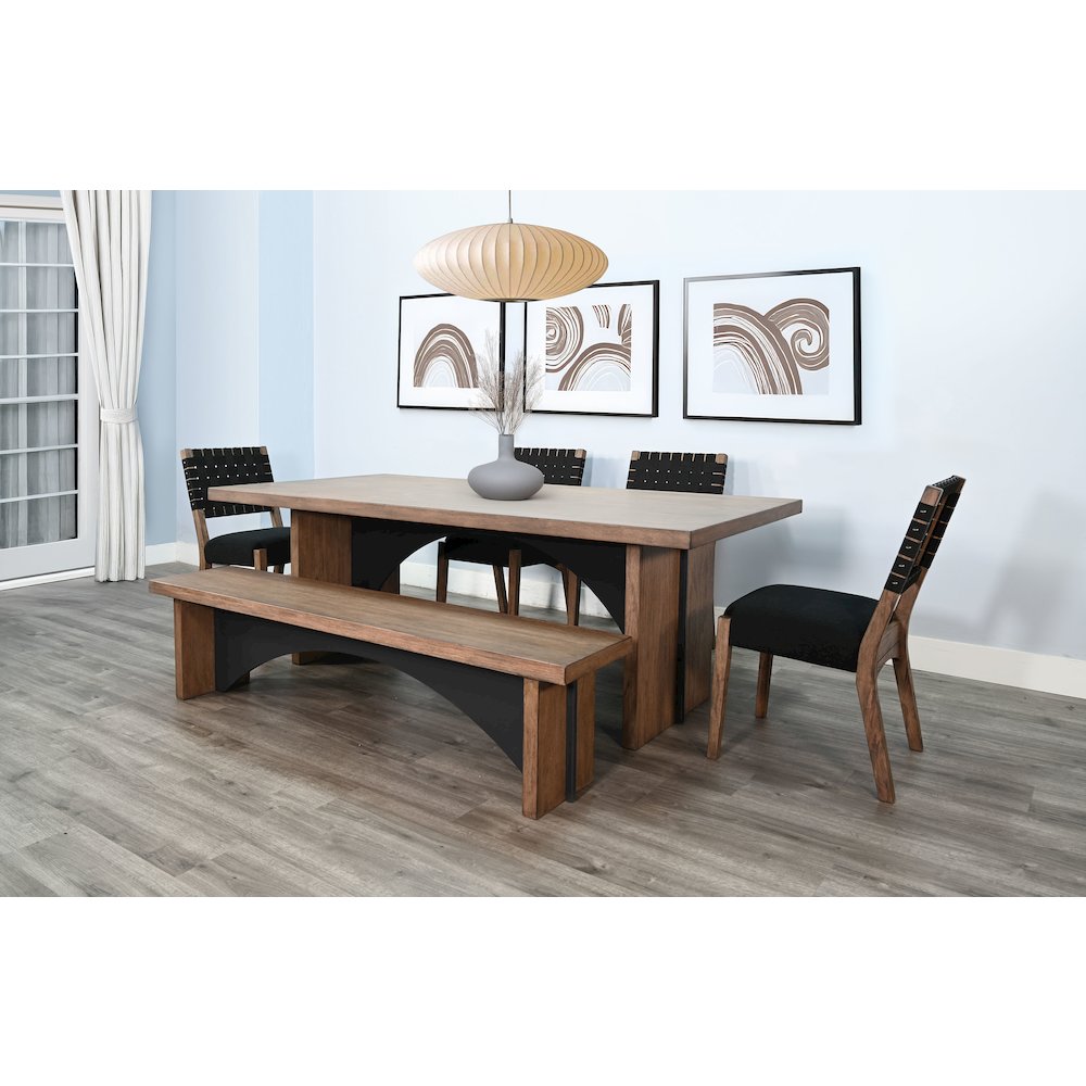 Modern Rectangular Arch Dining Set. Picture 2