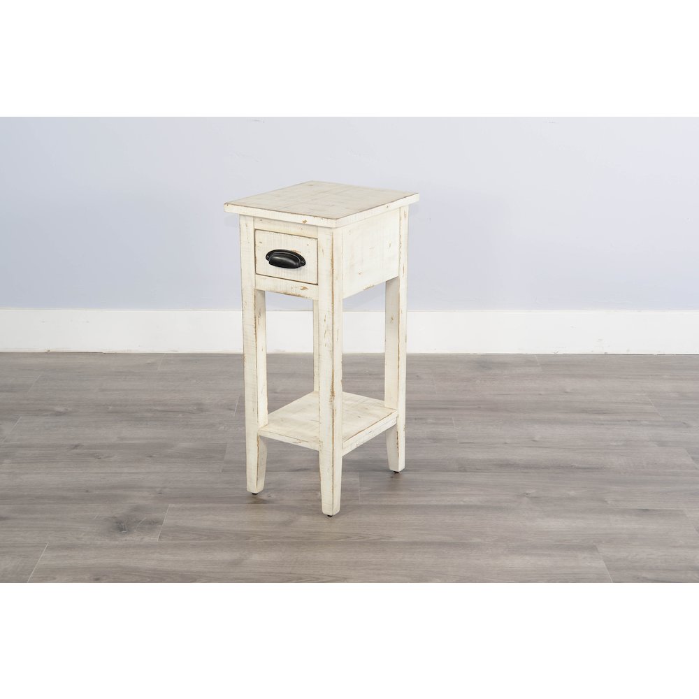 White Sand Chair Side Table. Picture 5