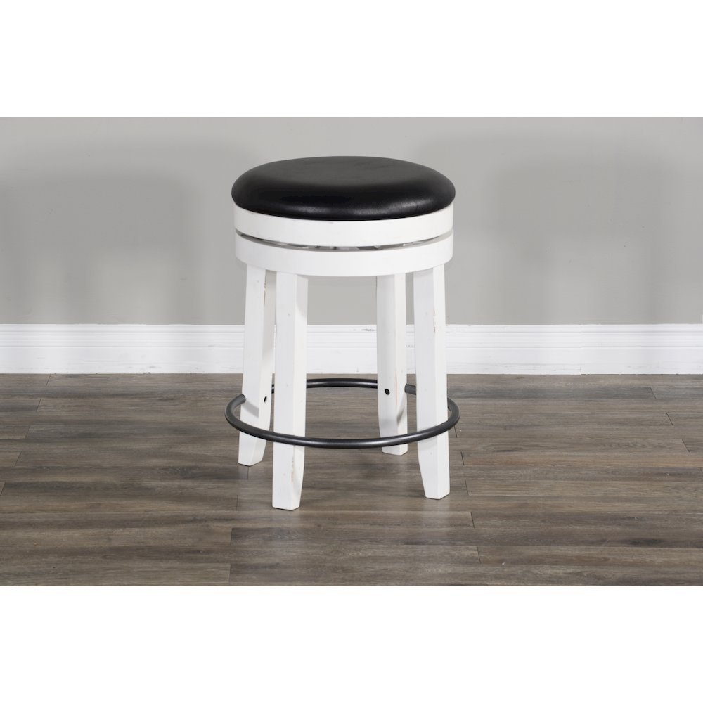 Counter Swivel Stool, Cushion Seat (Set of 2). Picture 4