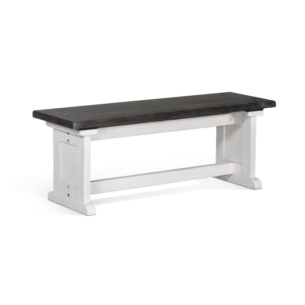 Wood Side Bench. Picture 1