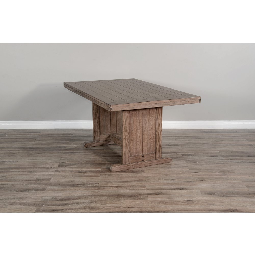 Rectangular Wood Dining Table. Picture 4