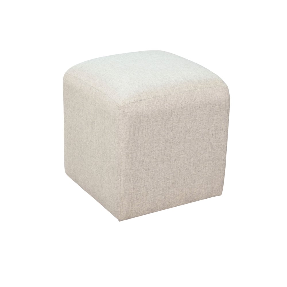 Gibson Ottoman Cushion Stool with Casters. Picture 1