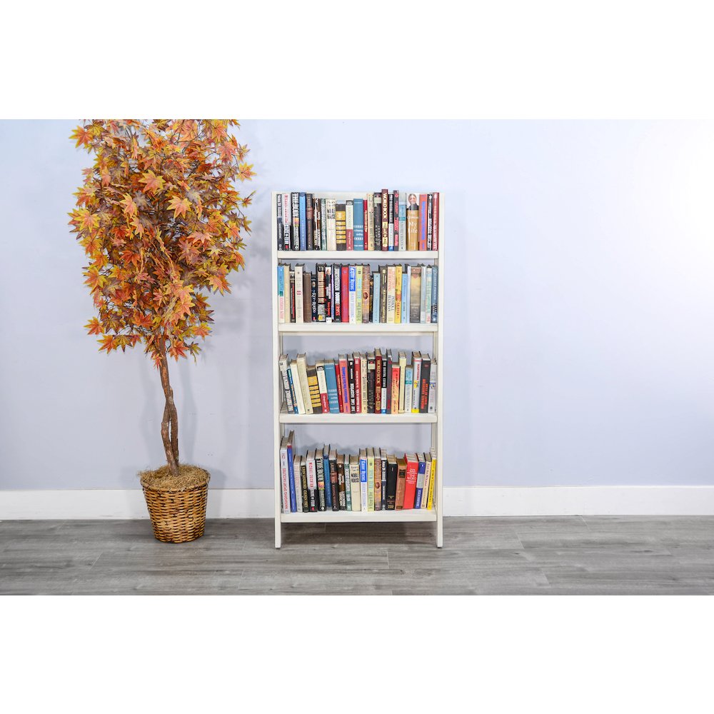 Sunny Designs  60" Mahogany Wood Folding Bookcase. Picture 2