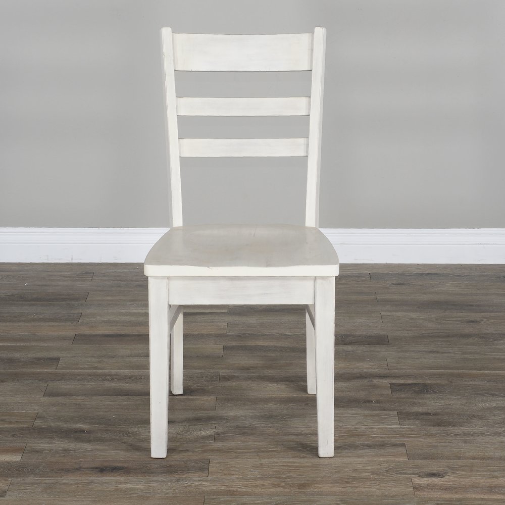 Ladderback Chair, Wood Seat (Set of 2). Picture 1